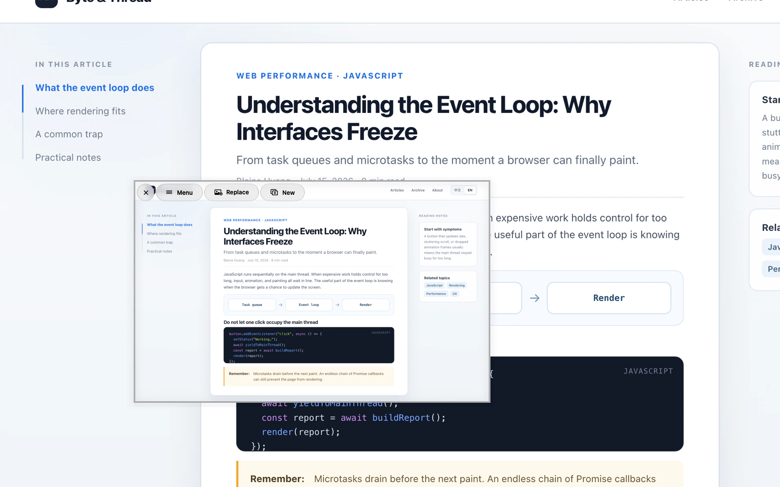A Shotlane screenshot pinned above another Mac app